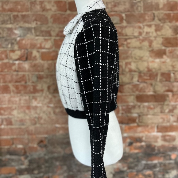 NWT BCBGeneration Plaid Bomber Jacket - Picture 8 of 13